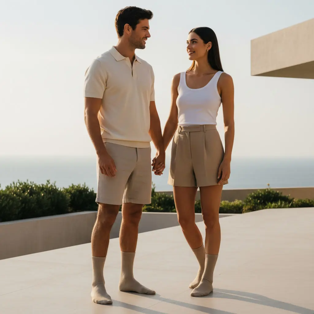 Ribanalı Unisex Çorap 5'Li Paket