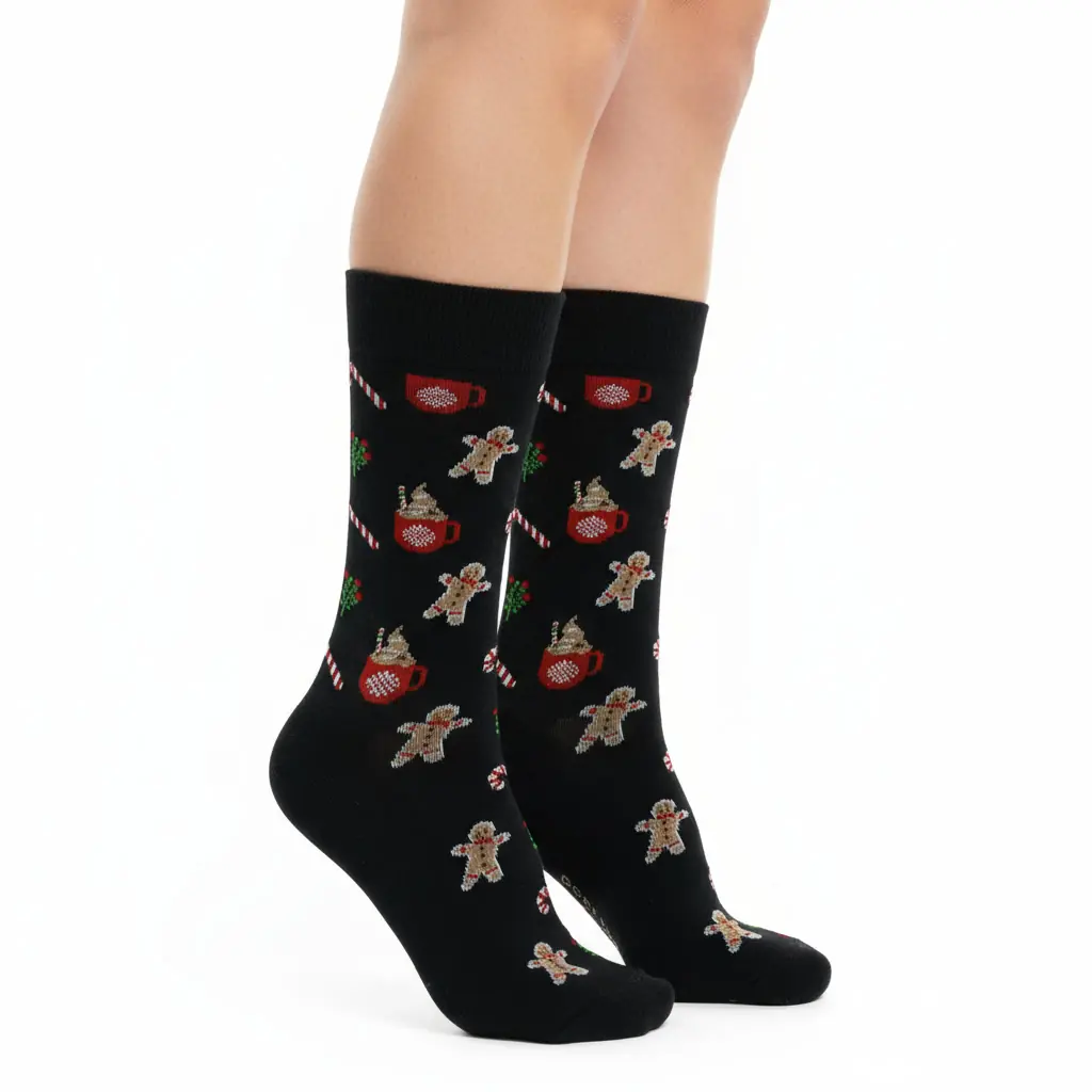 Cookie Desenli Unisex Çorap