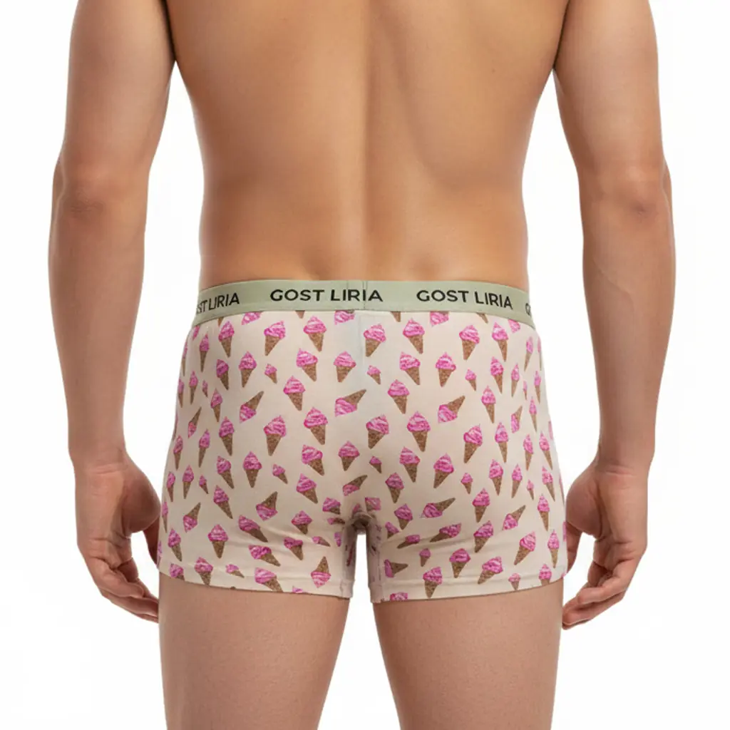 İce Cream Desenli Boxer
