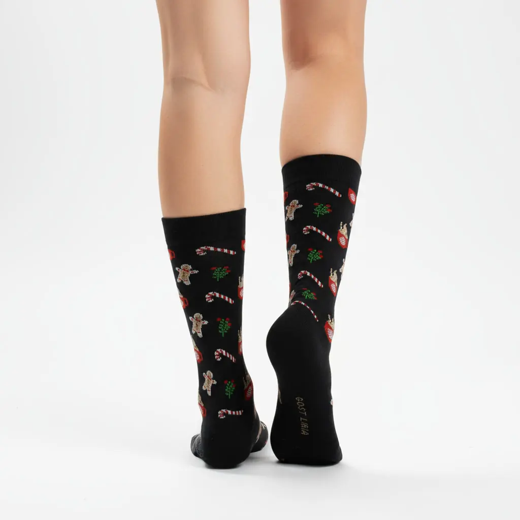 Cookie Desenli Unisex Çorap