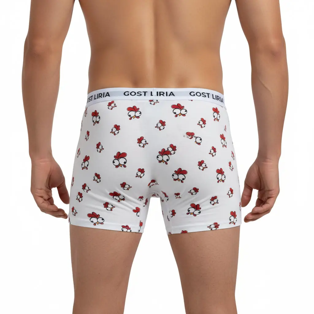 Chicken Desenli Boxer