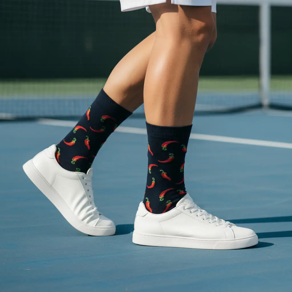 Pepper Desenli Unisex Çorap