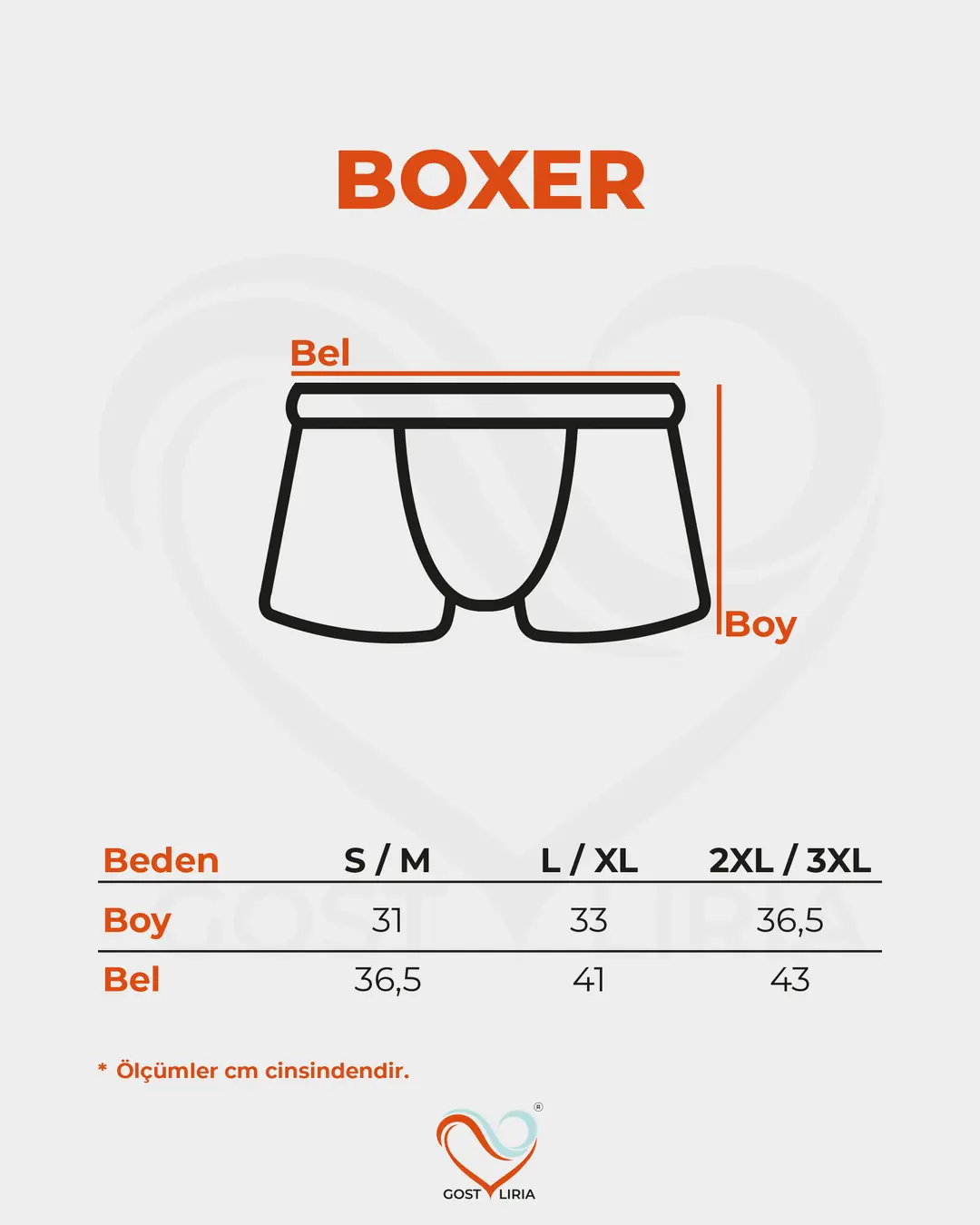 Eva Five Boxer - 5'li Paket