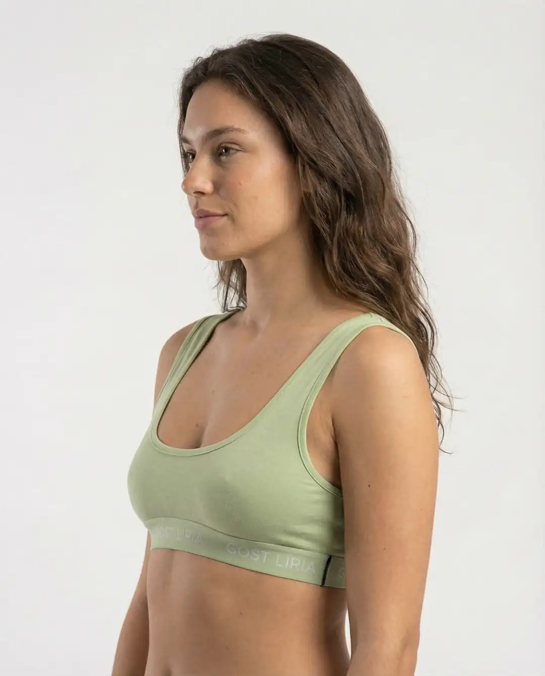 Sage Green Spor Bralet