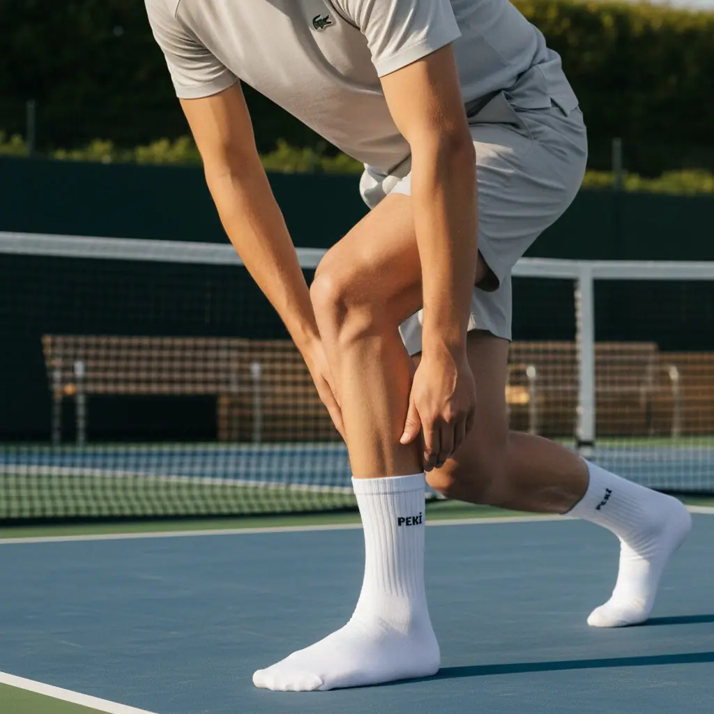 Sloganlı Ribanalı Tenis Çorap 3'lü Paket