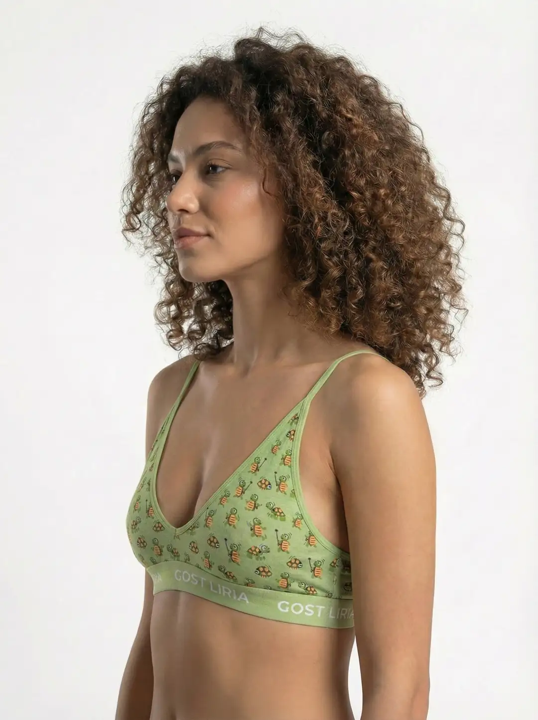 Tortoise Desenli Bralet