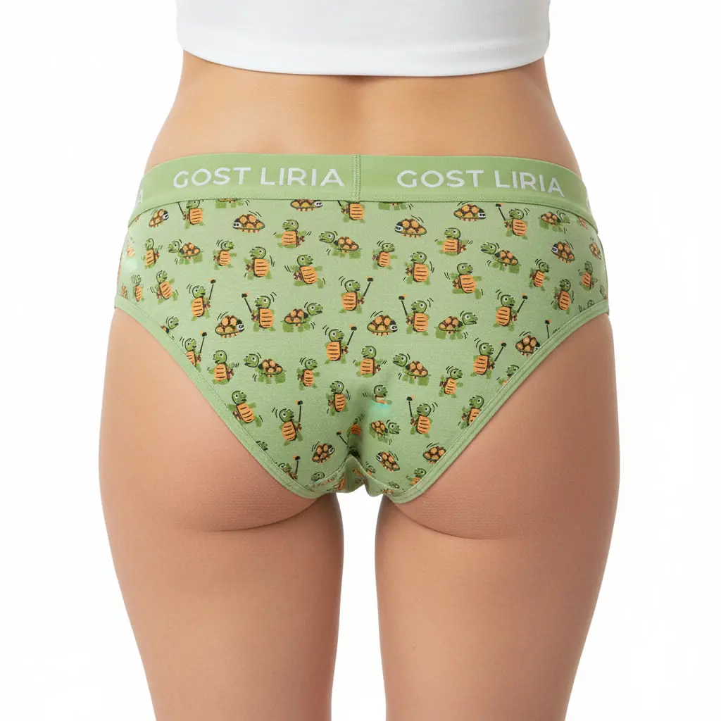 Tortoise Desenli Slip Külot