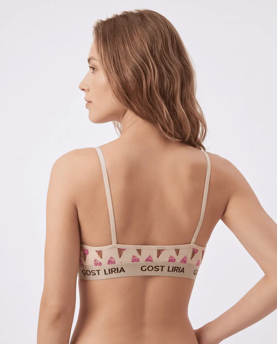 İce Cream Desenli Bralet