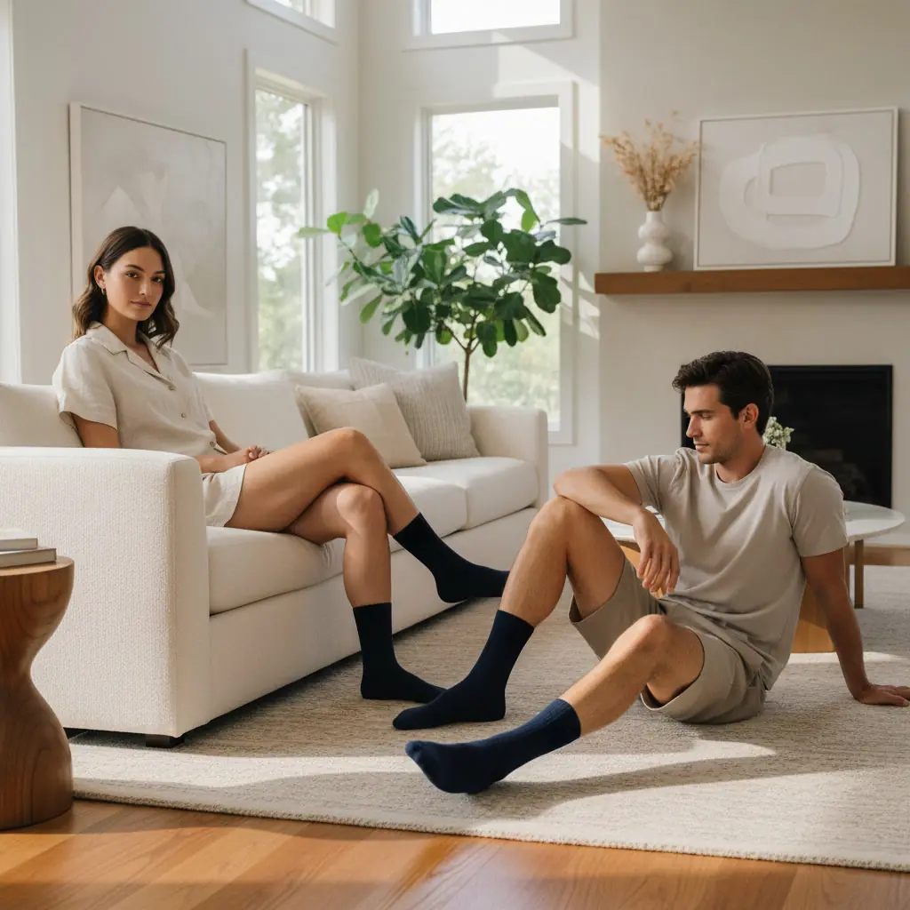 Ribanalı Unisex Çorap 5'Li Paket