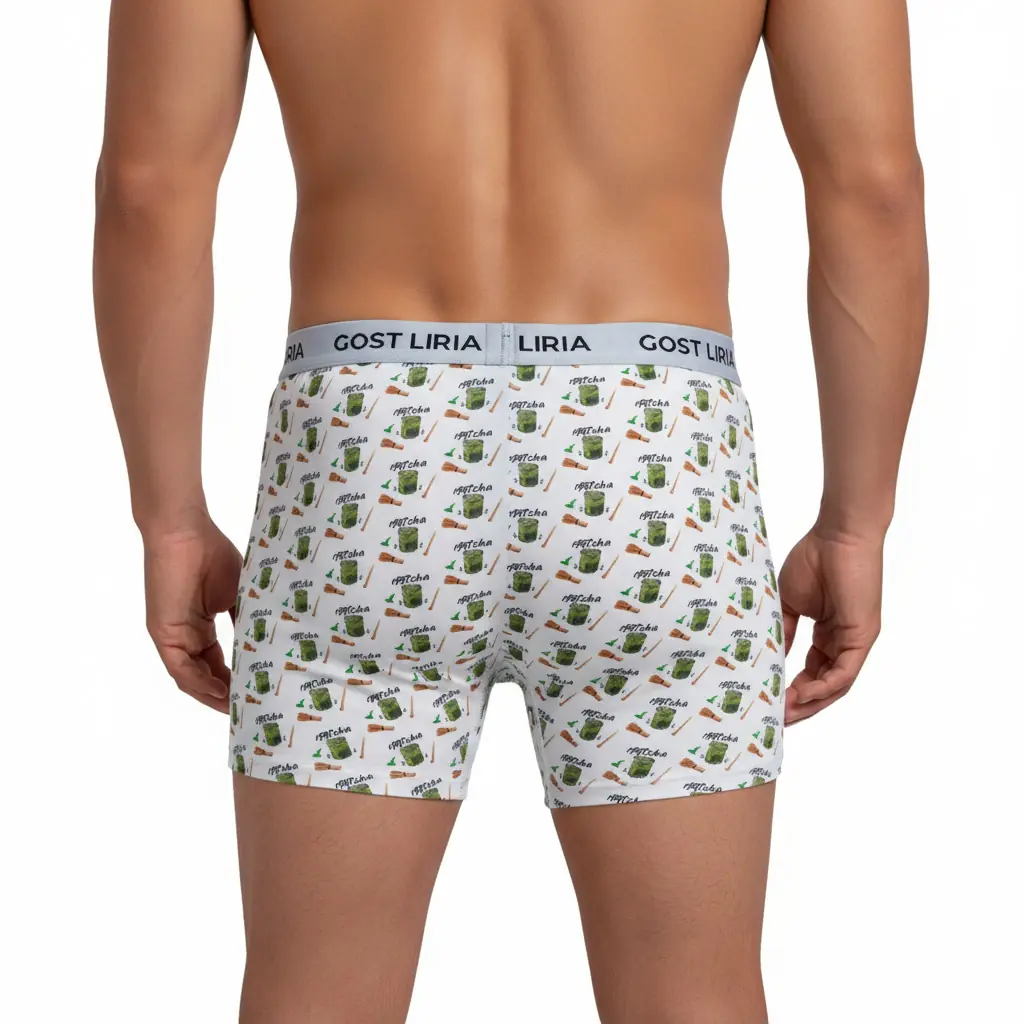 Macha Desenli Boxer