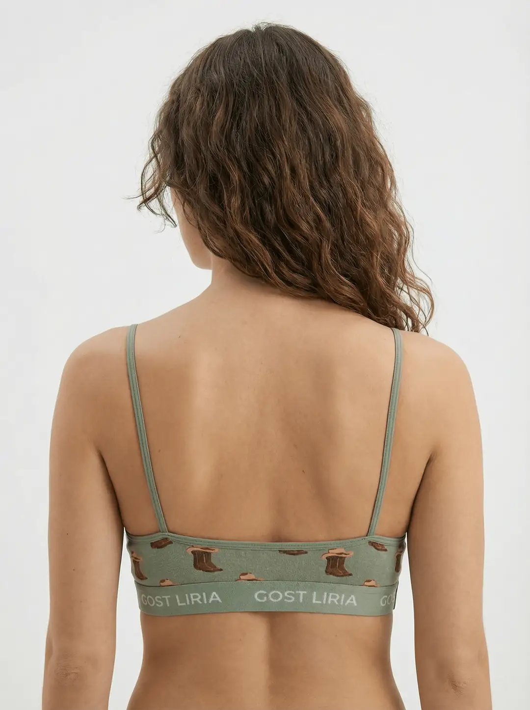 Covboy Desenli Bralet