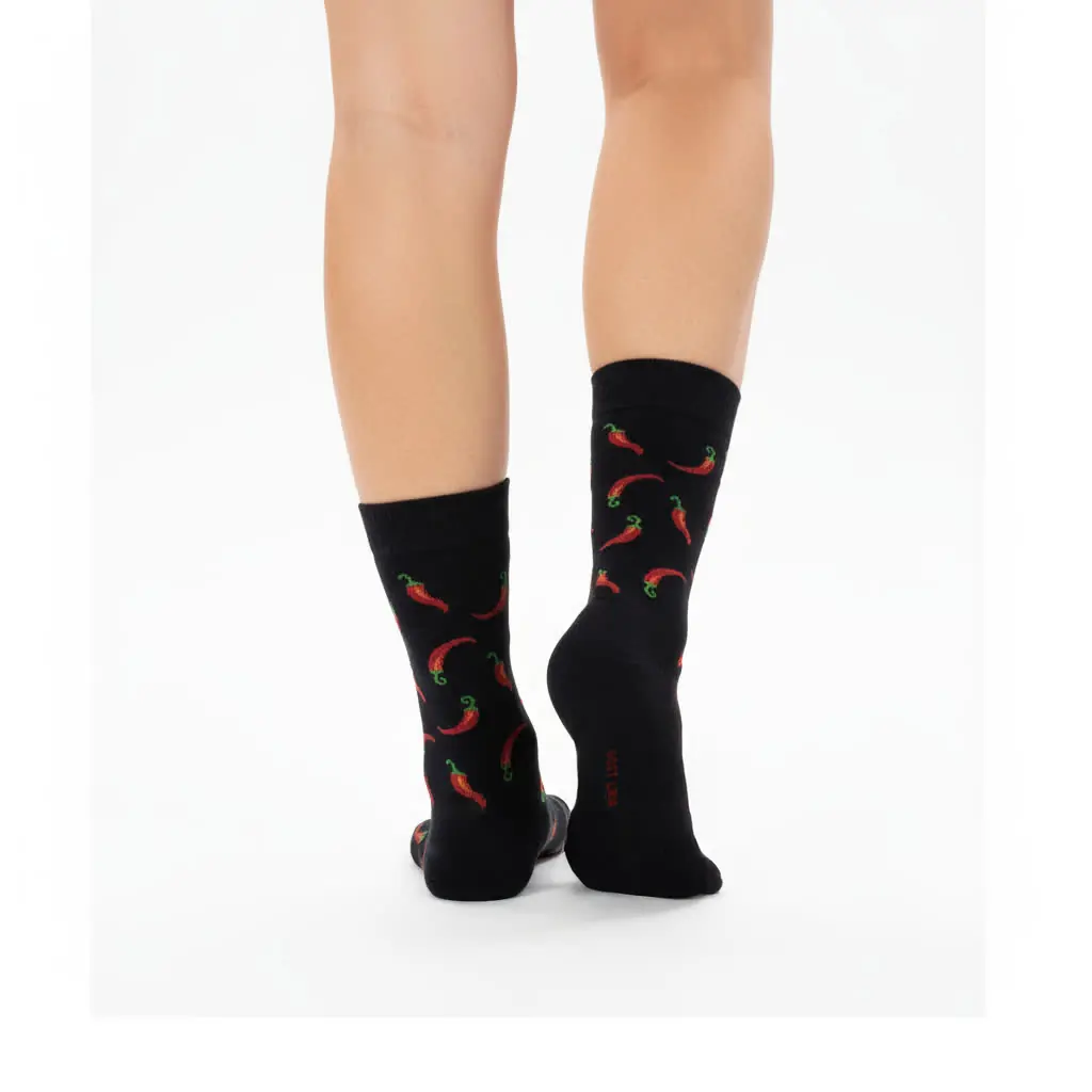 Pepper Desenli Unisex Çorap