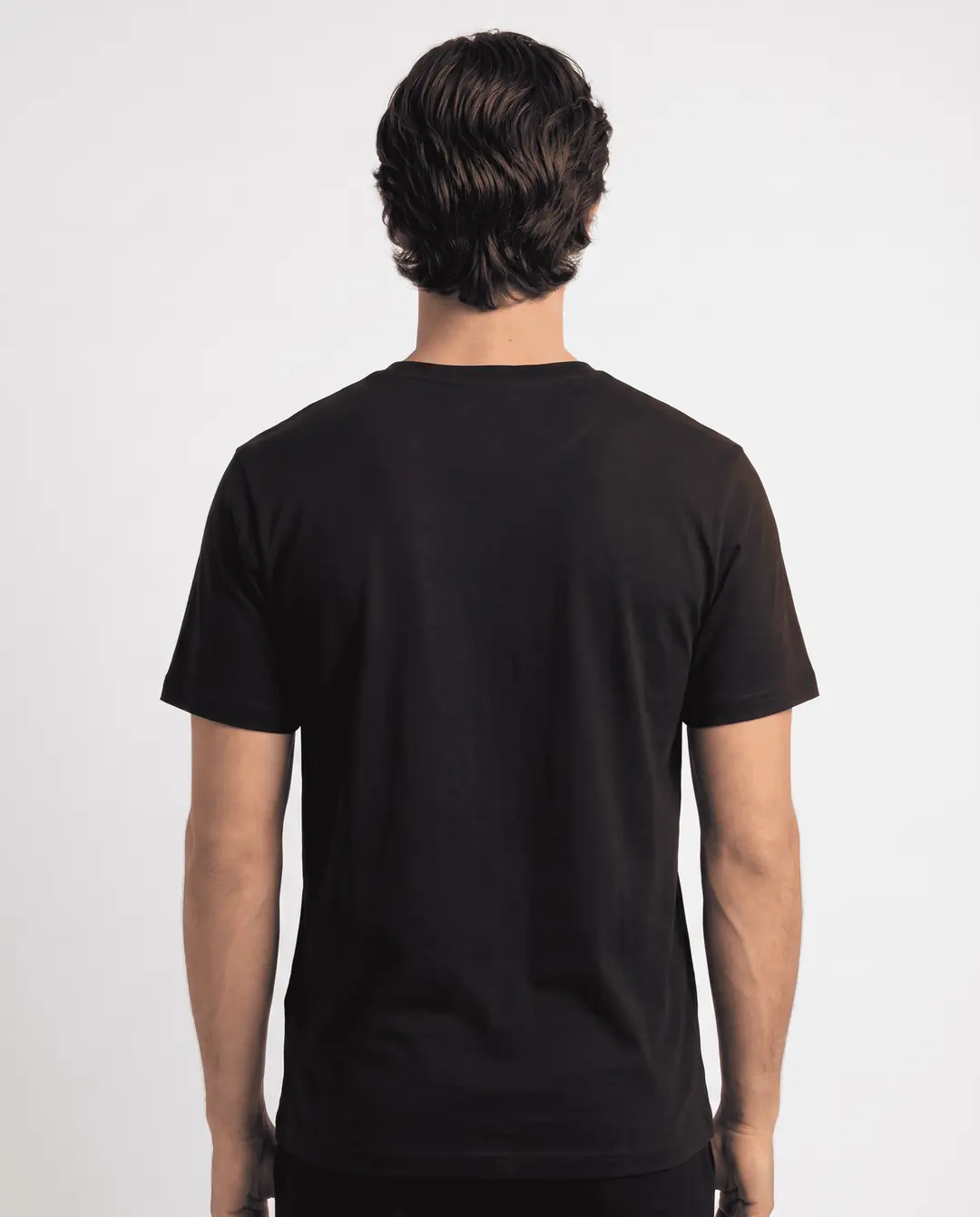 Erkek Basic Siyah T-SHİRT %100 Pamuk