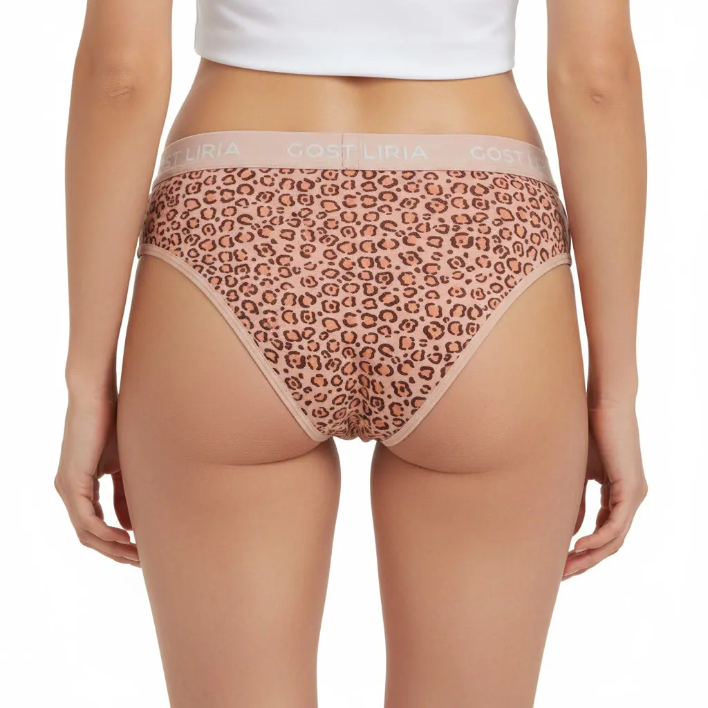 Leopard Desenli Slip Külot